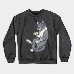 Grey Bicolor Shorthair Crewneck Sweatshirt